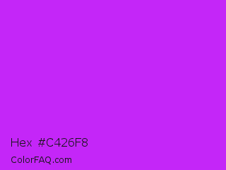 Hex #c426f8 Color Image
