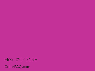 Hex #c43198 Color Image
