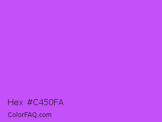 Hex #c450fa Color Image