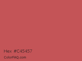Hex #c45457 Color Image