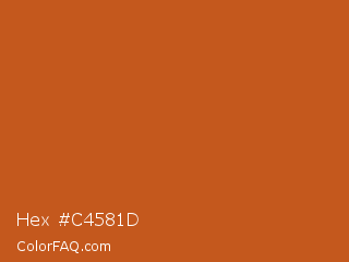 Hex #c4581d Color Image