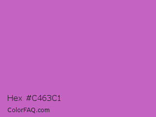 Hex #c463c1 Color Image