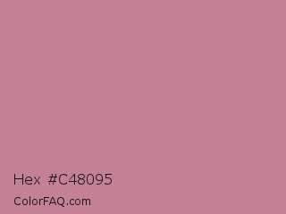Hex #c48095 Color Image