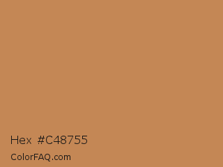 Hex #c48755 Color Image
