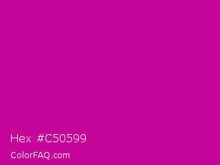 Hex #c50599 Color Image