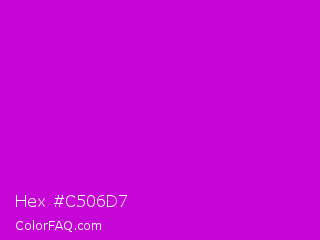 Hex #c506d7 Color Image