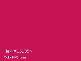 Hex #c51354 Color Image