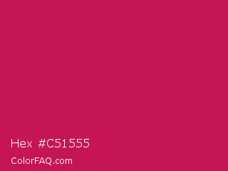 Hex #c51555 Color Image