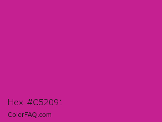 Hex #c52091 Color Image