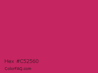 Hex #c52560 Color Image