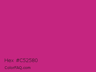 Hex #c52580 Color Image