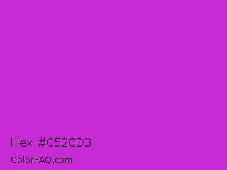 Hex #c52cd3 Color Image
