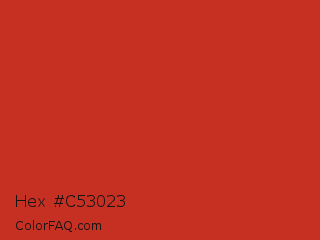 Hex #c53023 Color Image
