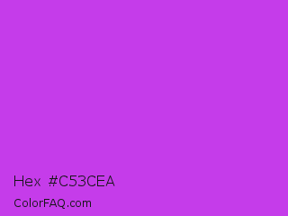Hex #c53cea Color Image