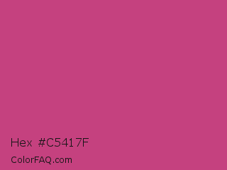 Hex #c5417f Color Image