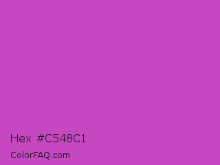 Hex #c548c1 Color Image