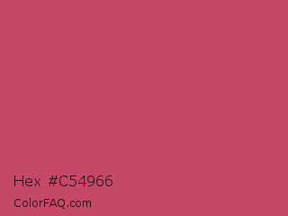 Hex #c54966 Color Image