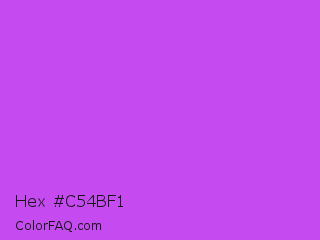 Hex #c54bf1 Color Image