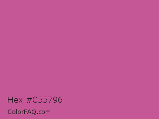Hex #c55796 Color Image