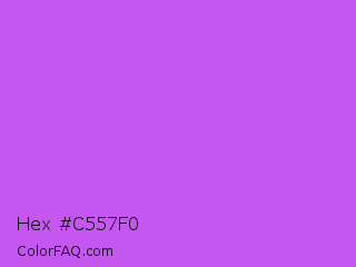 Hex #c557f0 Color Image