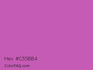 Hex #c55bb4 Color Image