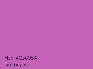 Hex #c560ba Color Image