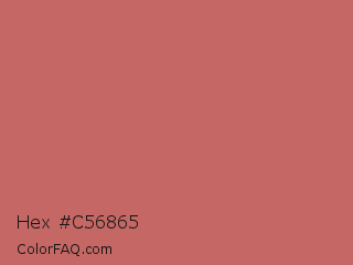 Hex #c56865 Color Image