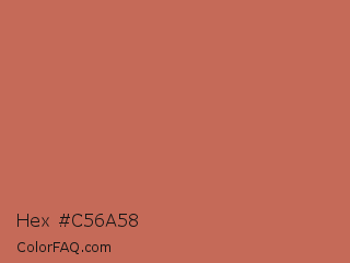 Hex #c56a58 Color Image