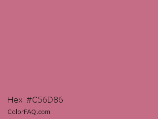 Hex #c56d86 Color Image