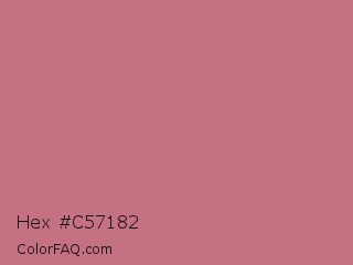 Hex #c57182 Color Image
