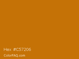 Hex #c57206 Color Image