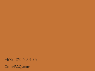 Hex #c57436 Color Image