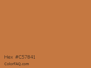 Hex #c57841 Color Image