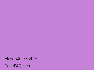 Hex #c582d8 Color Image