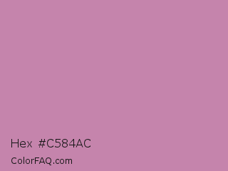 Hex #c584ac Color Image