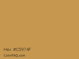 Hex #c5974f Color Image