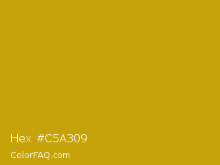 Hex #c5a309 Color Image