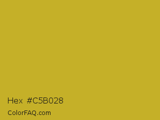 Hex #c5b028 Color Image