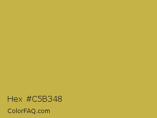 Hex #c5b348 Color Image