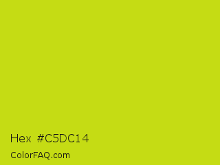 Hex #c5dc14 Color Image