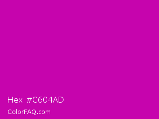 Hex #c604ad Color Image
