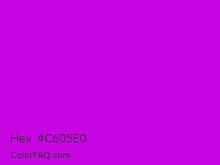 Hex #c605e0 Color Image