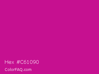 Hex #c61090 Color Image