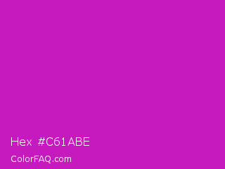 Hex #c61abe Color Image