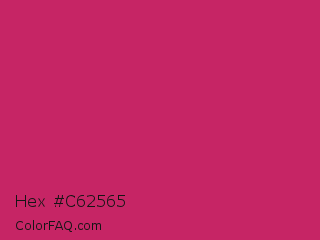Hex #c62565 Color Image