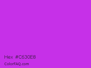 Hex #c630e8 Color Image
