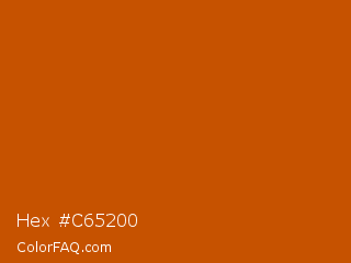 Hex #c65200 Color Image