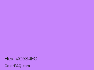 Hex #c684fc Color Image