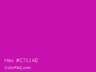 Hex #c711ae Color Image