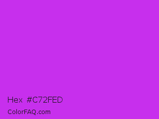 Hex #c72fed Color Image